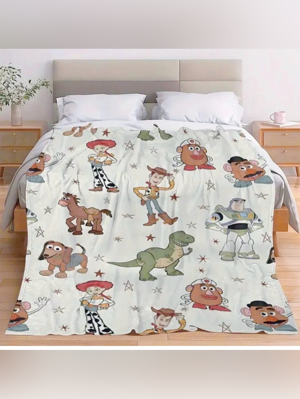 Brand New, Toy Story Soft Fleece Baby Blanket, Toy Story Neutral Color Blanket